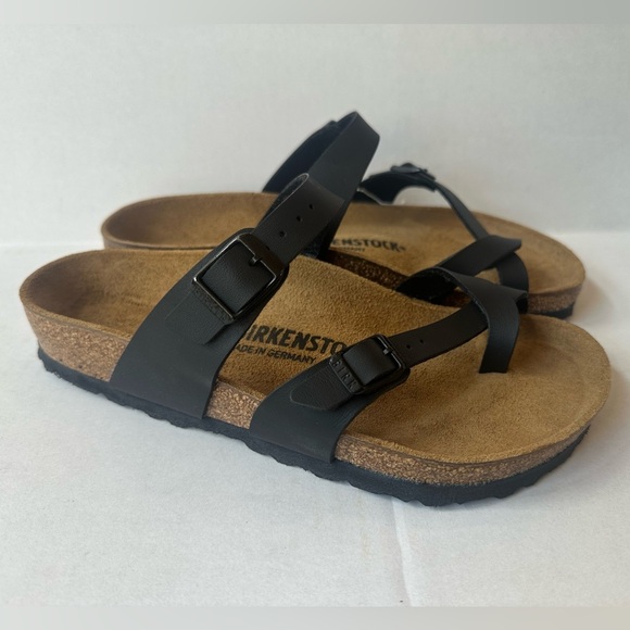 Birkenstock “Mayari” Black Cross-Strap Sandals Size 37 New With Tags! - Picture 4 of 9